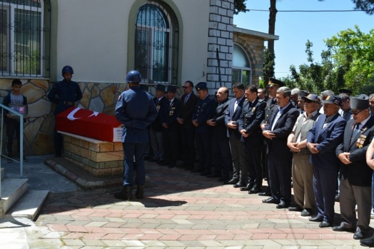 Kıbrıs Gazisi Zeki Sarıbaş son yolculuğuna uğurlandı