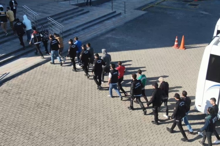 &Ccedil;anakkale'de uyuşturucu operasyonunda 23 tutuklama