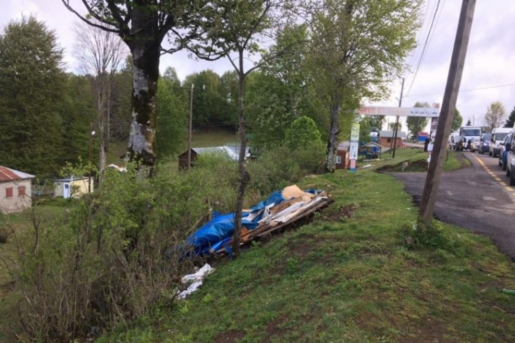 Karadeniz'deki ka&ccedil;ak yapılar yıkılıyor