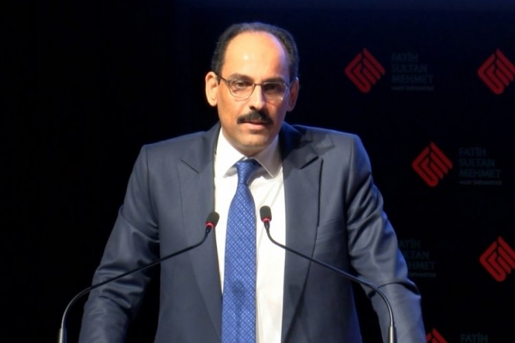 Cumhurbaşkanlığı S&ouml;zc&uuml;s&uuml; Kalın &uuml;niversiteli &ouml;ğrencilere ders verdi