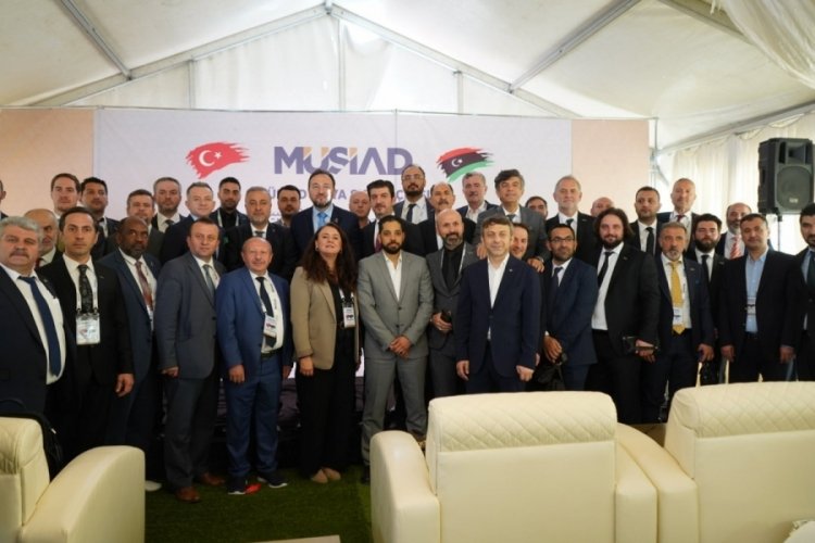Salih U&ccedil;ak M&Uuml;SİAD Libya Şubesi'nin a&ccedil;ılışında konuştu