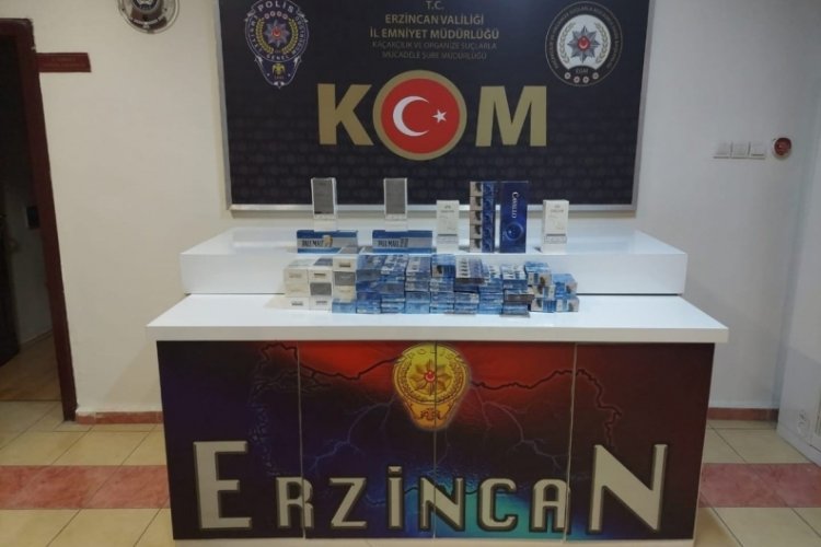 496 paket ka&ccedil;ak sigara ele ge&ccedil;irildi