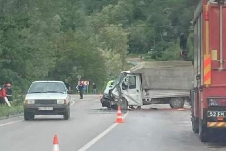 Ordu'daki kazadan anne ve oğuldan k&ouml;t&uuml; haber