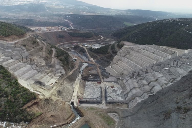 Bursa'da G&ouml;lecik Barajı &ccedil;alışmaları devam ediyor