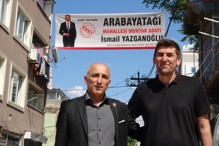 Bursa'da muhtar olabilmek i&ccedil;in 19 bin se&ccedil;menin ayağına gidiyor