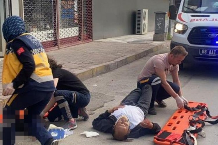 Aksaray'da dehşete d&uuml;ş&uuml;ren olay! Eşini bı&ccedil;aklayıp 2 &ccedil;ocuğu ile balkondan attı