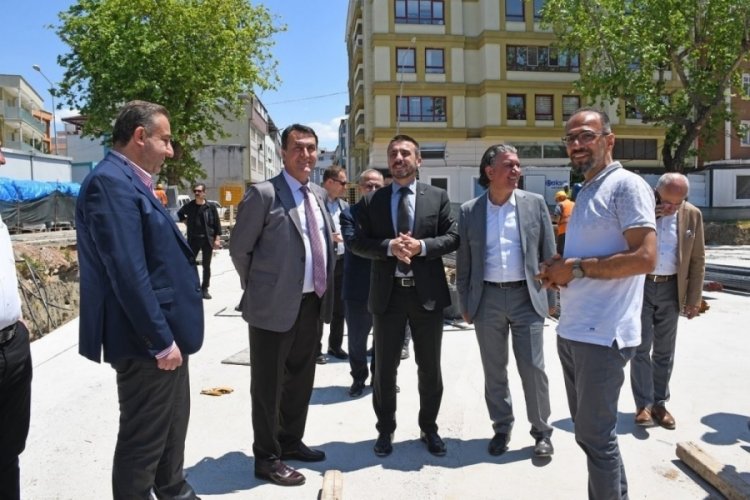 Bursa'da Başkan D&uuml;ndar 'Meydan Kestel' projesine tam not verdi