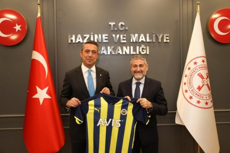 Ali Ko&ccedil;, Bakan Nureddin Nebati'yi ziyaret etti