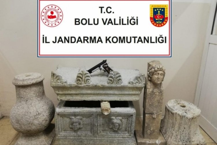 Roma d&ouml;nemine ait tarihi eserler ele ge&ccedil;irildi