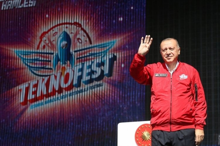 Cumhurbaşkanı Erdoğan, TEKNOFEST heyecanına ortak oldu