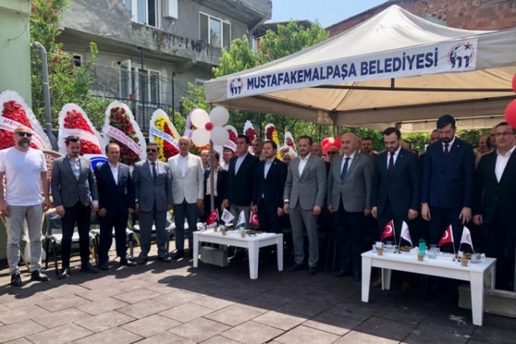 Bursa Mustafakemalpaşalılar Derneği'nin a&ccedil;ılış t&ouml;renine yoğun ilgi