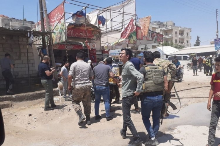 Afrin'de korkutan patlama: 3 ağır yaralı