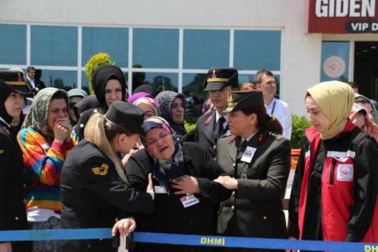 Şehit uzman &ccedil;avuş Sancak'ın cenazesi Samsun'a getirildi