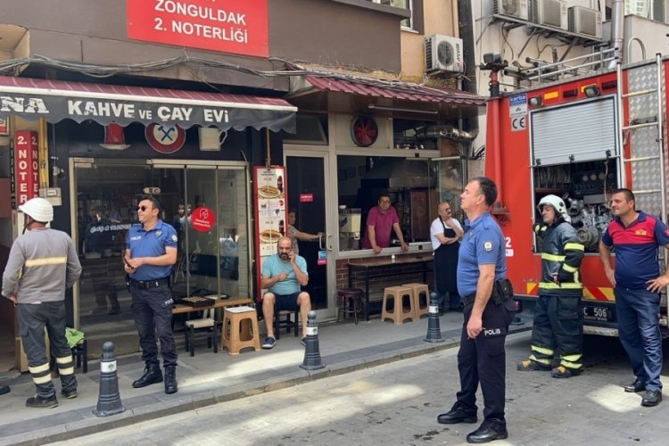G&uuml;zellik merkezinde patlayan klima korkuttu