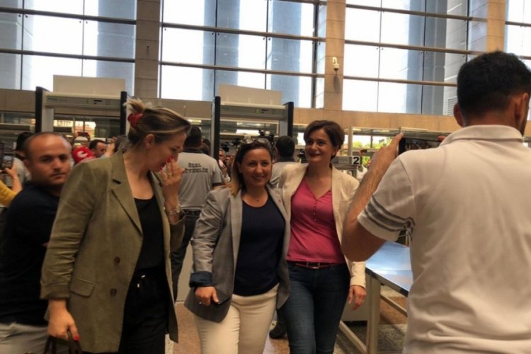 İnfaz işlemleri tamamlanan Canan Kaftancıoğlu cezaevine g&ouml;nderildi