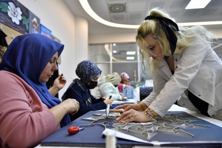 Bursa'da OSMEK filografi sanatını yaşatıyor