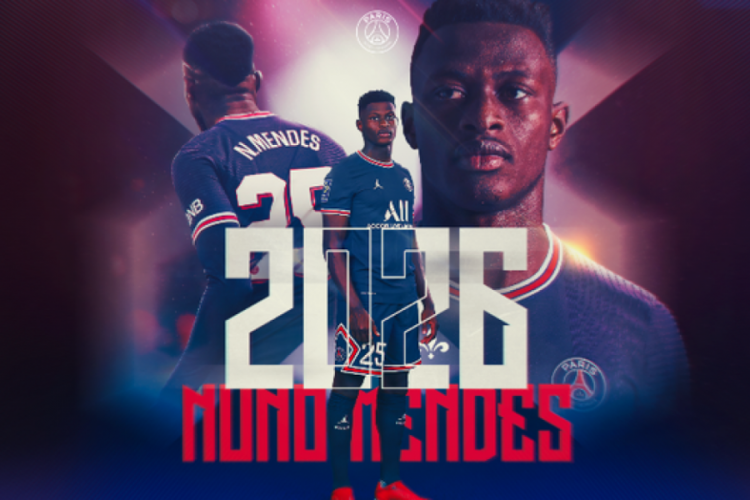 Paris Saint-Germain, Nuno Mendes ile 4 yıllık s&ouml;zleşme imzaladı