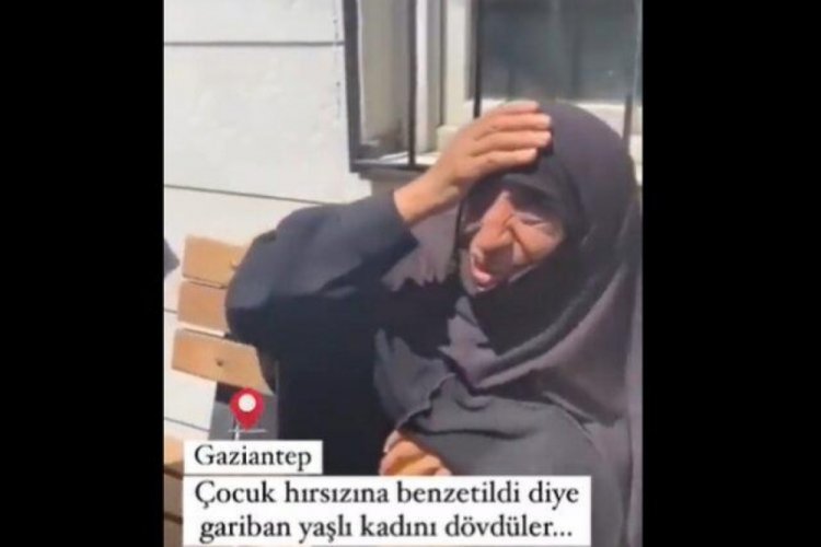 Yaşlı kadına tekme atan ş&uuml;pheli g&ouml;zaltına alındı