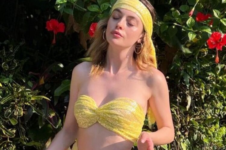 Melis Sezen, sarı kombiniyle poz verdi: Limonata yapalım mı?