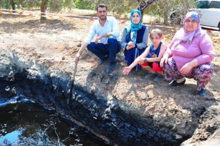 Manisa'da su kuyusunda petrol bulundu