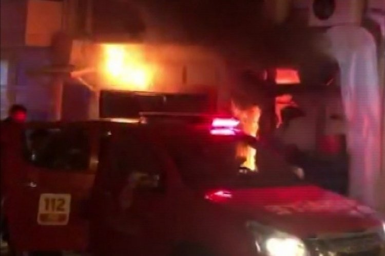 Muğla'da zincir markette korkutan yangın