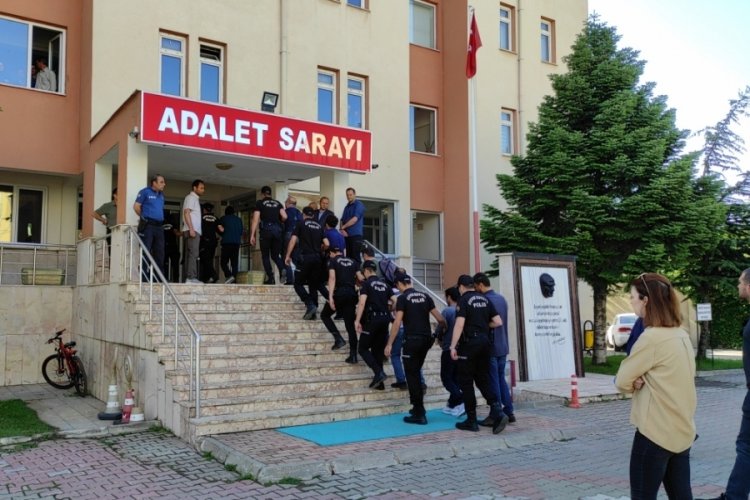 'Miras' operasyonu ş&uuml;phelileri adliyeye sevk edildi