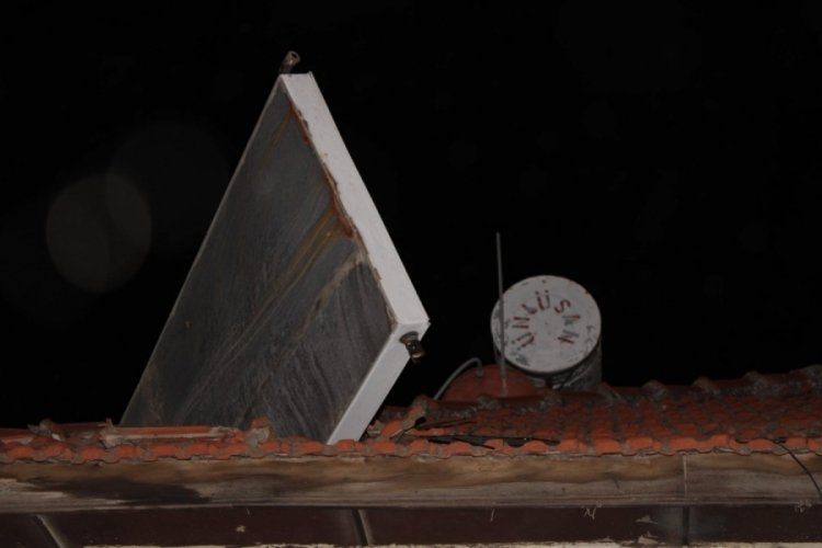 G&uuml;neş enerjisi paneli dehşet sa&ccedil;tı