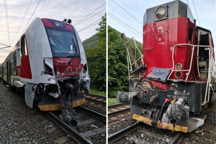 Slovakya'da tren kazası: 70 yaralı