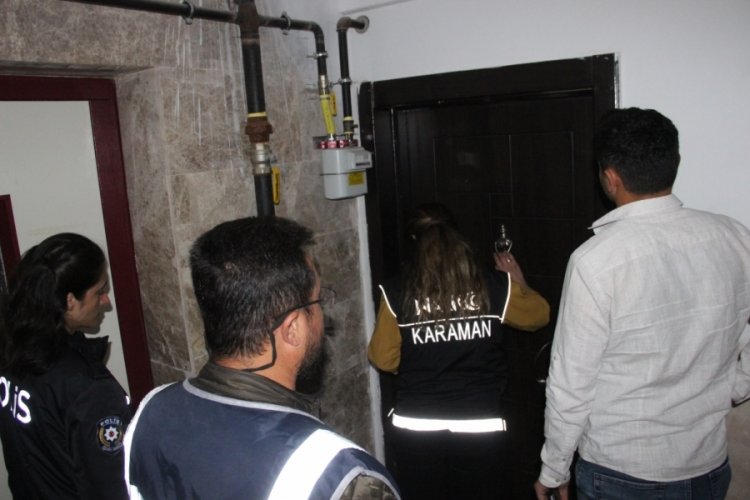 Karaman'da uyuşturucu satıcılarına operasyon