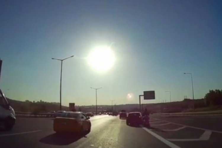 İstanbul'da TEM Otoyolu'nda kazaya ramak kala