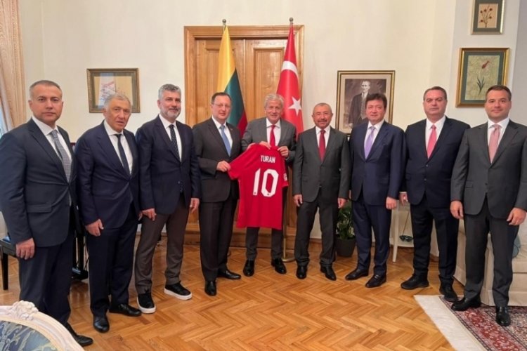 TFF'den Vilnius B&uuml;y&uuml;kel&ccedil;isi G&ouml;khan Turan'a ziyaret