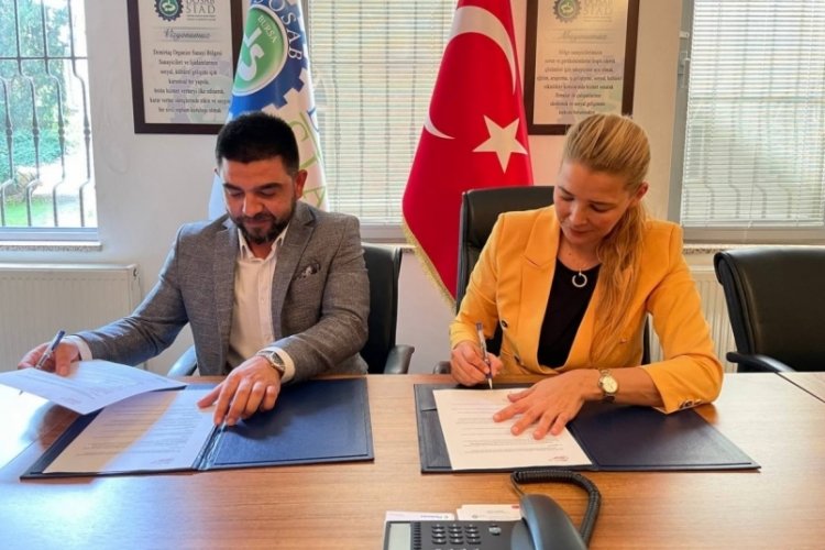 Bursa'da sanayicinin y&uuml;k&uuml;n&uuml; hafifleten anlaşma imzalandı