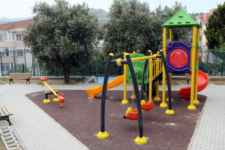 Bursa'da Mudanya'daki parklar yenileniyor