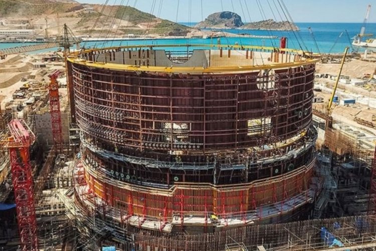 Akkuyu'da inşaat &ccedil;alışmaları y&uuml;zde 80 tamamlandı