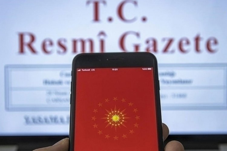 Cumhurbaşkanı kararı Resmi Gazete'de