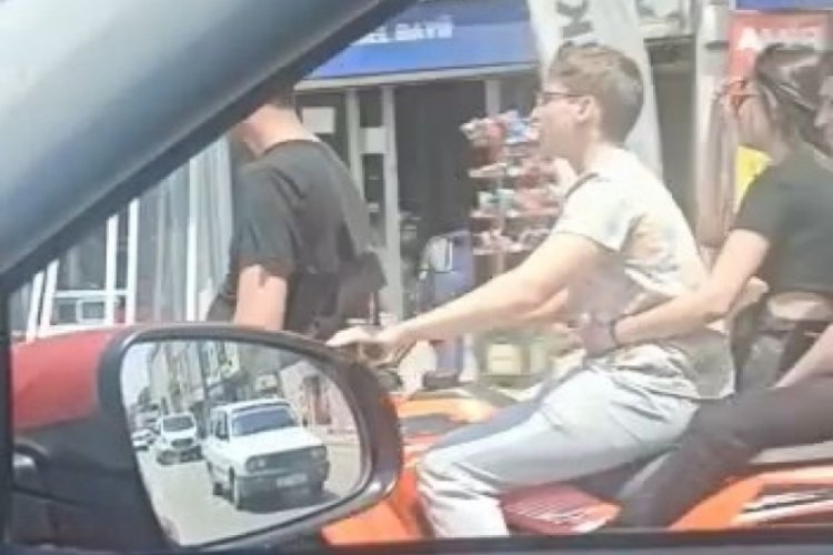 Bursa'da atv arazi aracına 4 kişi bindi