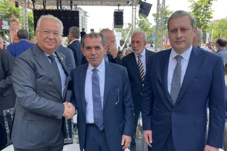 Galatasaray başkan adayları a&ccedil;ılışta bir araya geldi