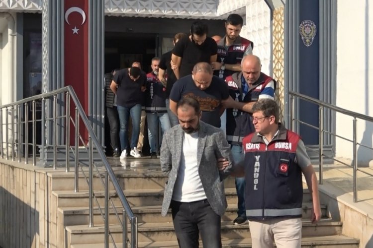Bursa'da ''Sazan Sarmalı'' operasyonunda 15 tutuklama