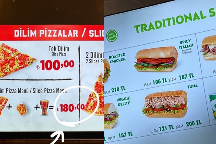Yeme-İ&ccedil;me sekt&ouml;r&uuml; nereye gidiyor? 1 dilim pizza 100, 1 sandvi&ccedil; 200 TL!