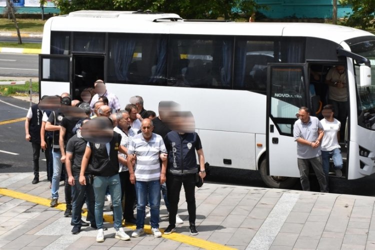 HDK&nbsp;operasyonunda g&ouml;zaltına alınan 36 kişi adliyede