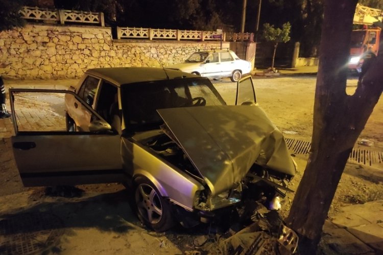 Jandarmadan ka&ccedil;arken kaza yaptı