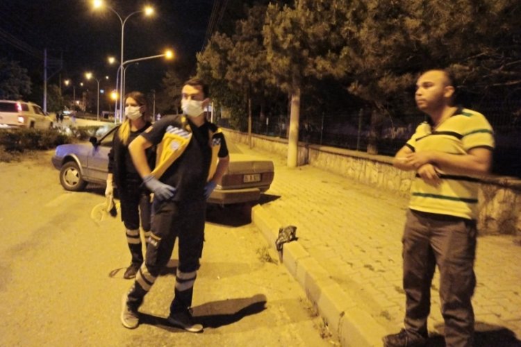 Kaza yapan alkoll&uuml; s&uuml;r&uuml;c&uuml; polisle tartıştı