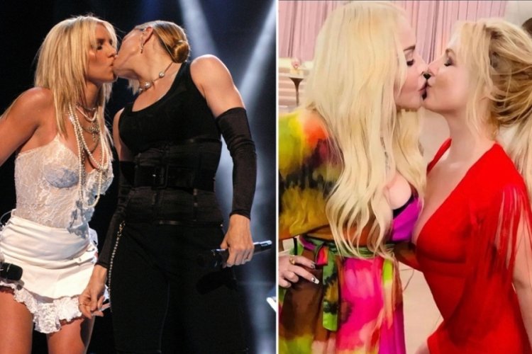 Britney Spears ve Madonna 20 yıl sonra yeniden dudak dudağa