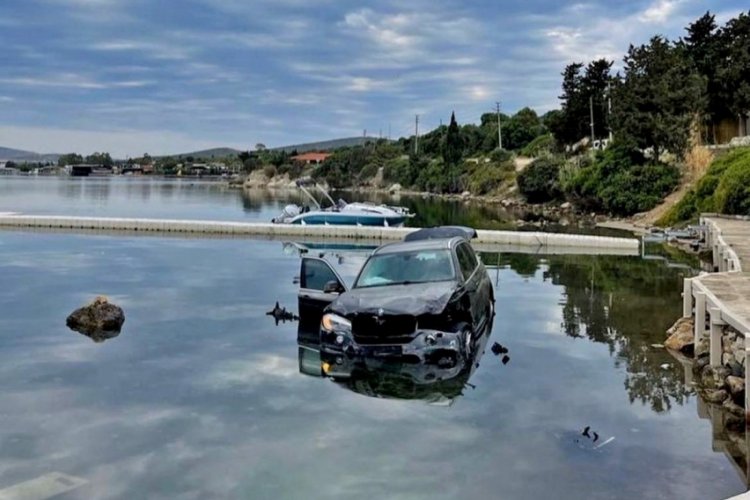Kaza yapan ara&ccedil; denize u&ccedil;tu, cesedi başka yerde bulundu