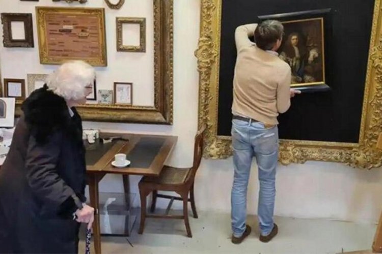 101 yaşında Nazilerin el koyduğu tablosuna kavuştu