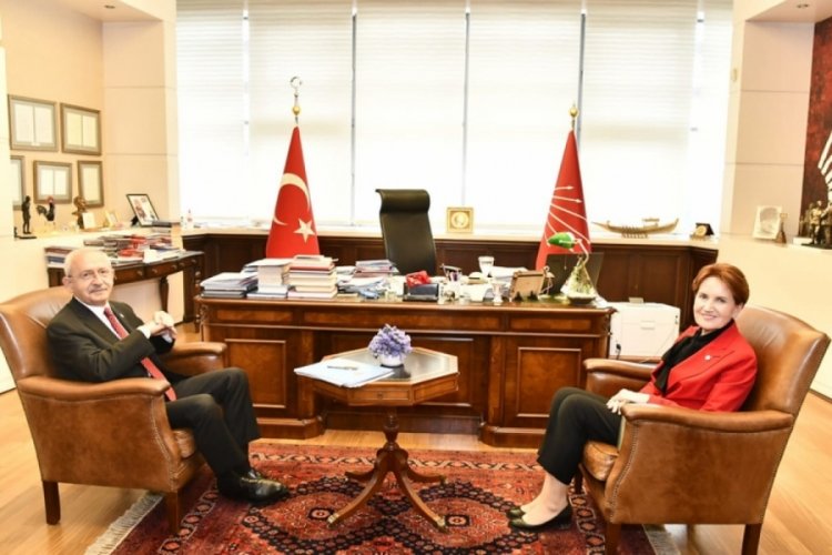 Meral Akşener'den CHP'li Kılı&ccedil;daroğlu'na ziyaret