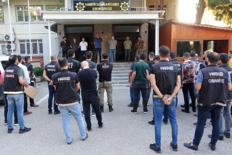 Osmaniye'de torbacı operasyonu