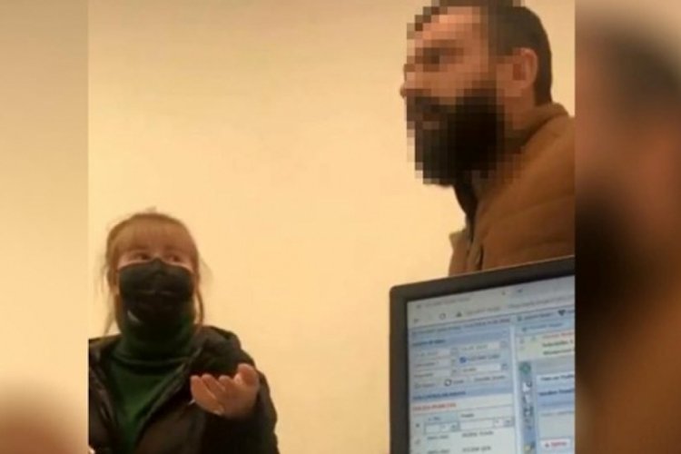 Karımı ağlattınız dedi, doktor odasını bastı