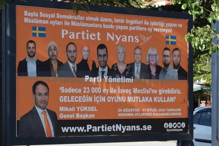 İsve&ccedil;'teki T&uuml;rk bir siyasi Konya'daki hemşerilerinden oy istiyor