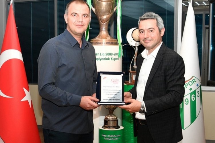 Bursaspor'dan Mehmet Ceylan'a teşekk&uuml;r
